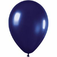 Party Balloons Metallic Midnight Blue